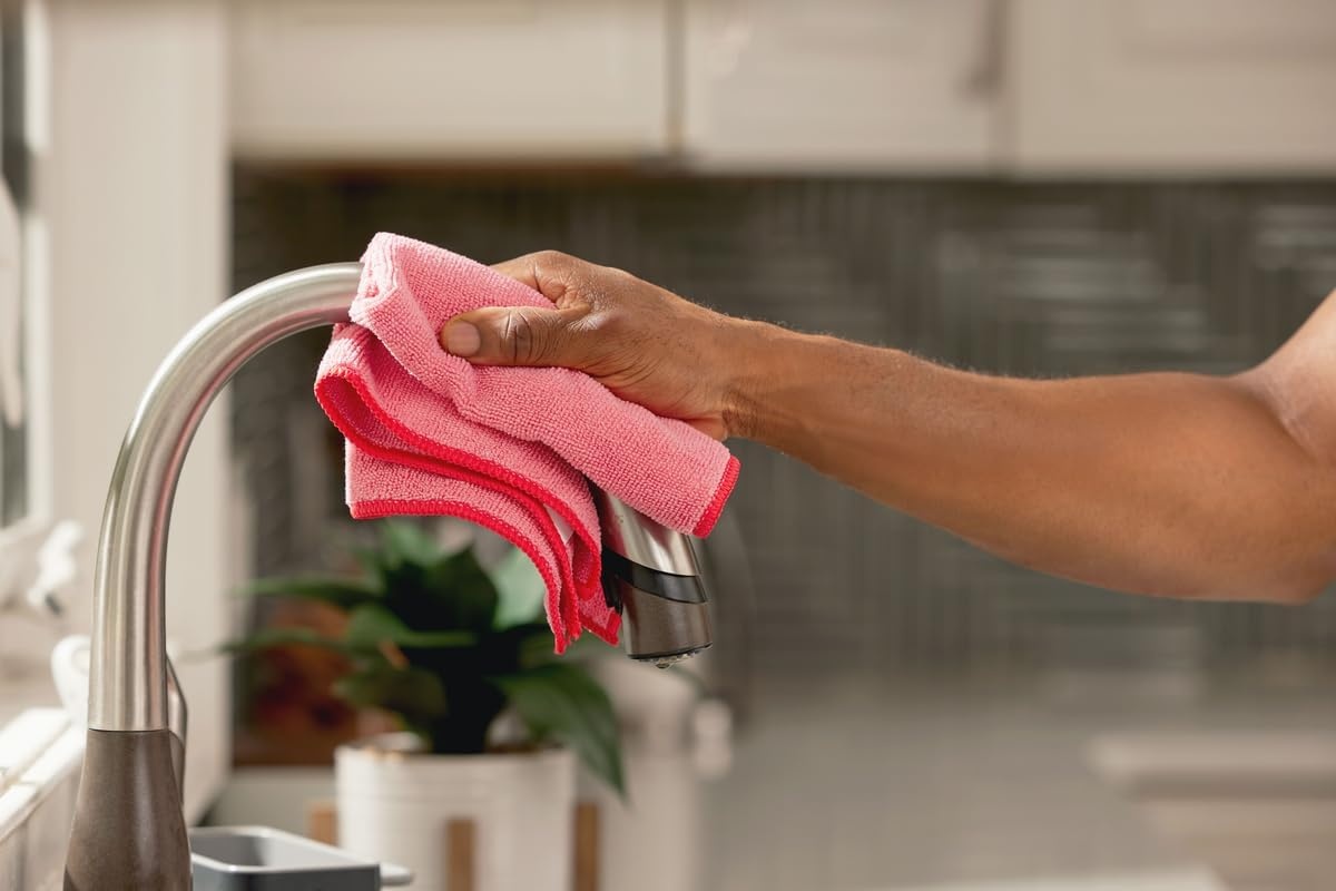image:imageRubbermaid All Purpose Microfiber Cleaning Cloth Towels 50 Pack 12x12 NonScratch ReusableWashable for CleaningWipingPolishing for HomeKitchenCar16Pack