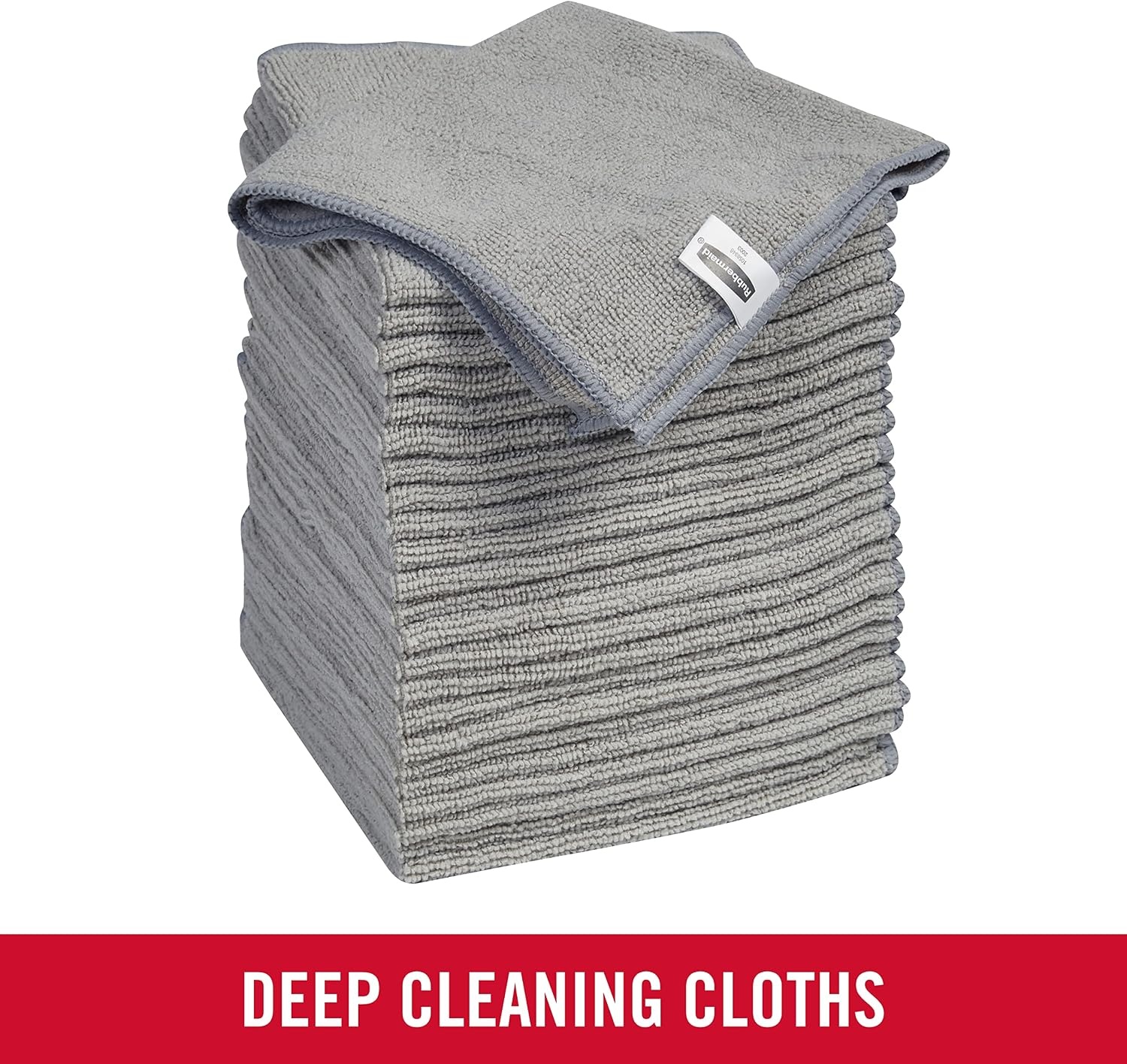 image:imageRubbermaid All Purpose Microfiber Cleaning Cloth Towels 50 Pack 12x12 NonScratch ReusableWashable for CleaningWipingPolishing for HomeKitchenCar50Pack