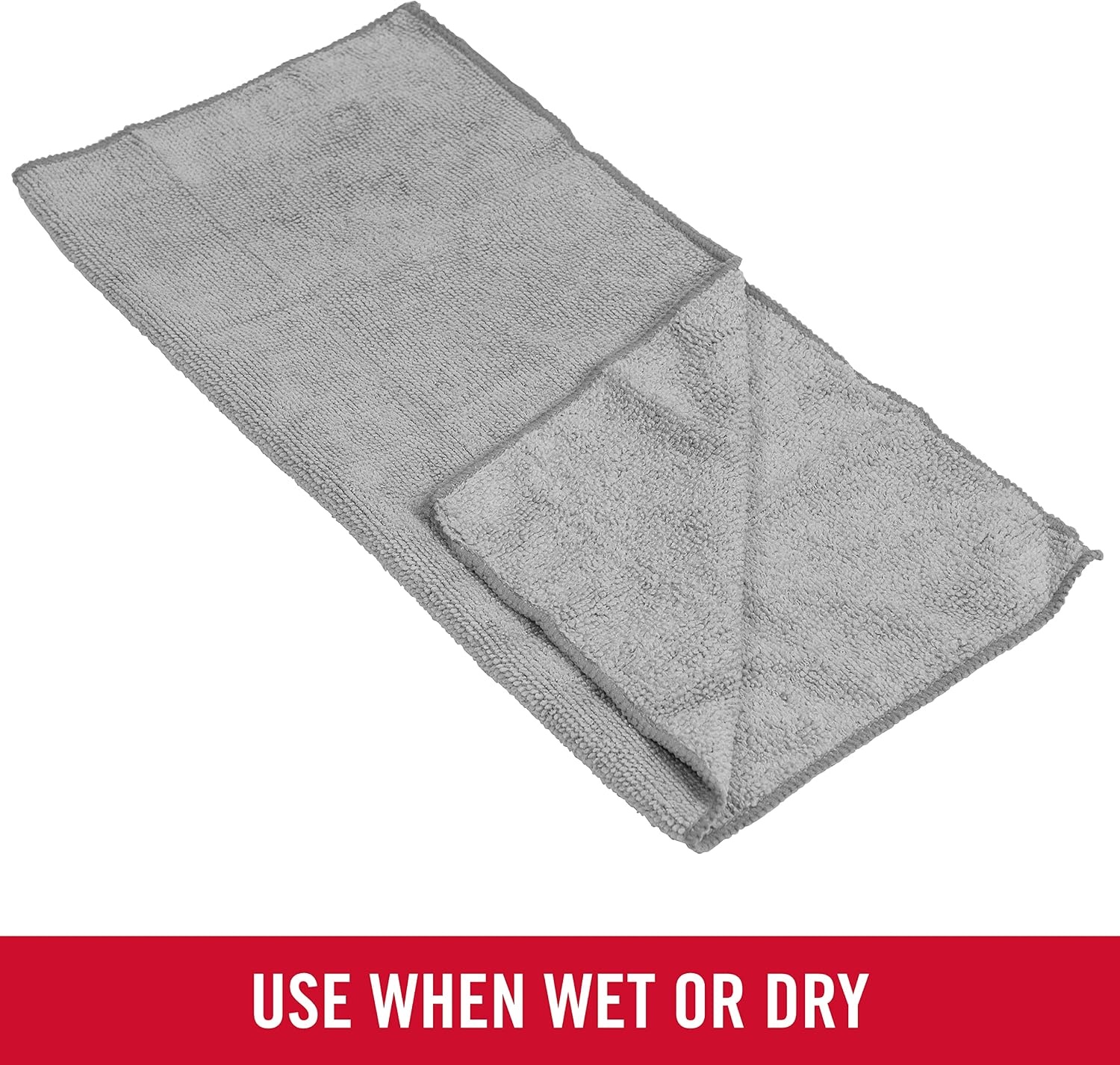 image:imageRubbermaid All Purpose Microfiber Cleaning Cloth Towels 50 Pack 12x12 NonScratch ReusableWashable for CleaningWipingPolishing for HomeKitchenCar50Pack