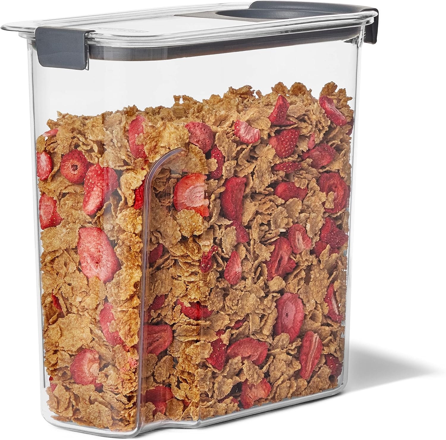 image:imageRubbermaid Brilliance BPAFree Food Storage Containers with Lids Airtight Kitchen and Pantry Organization Set Includes 3 Containers and Scoops Clear 16 cups18 Cup