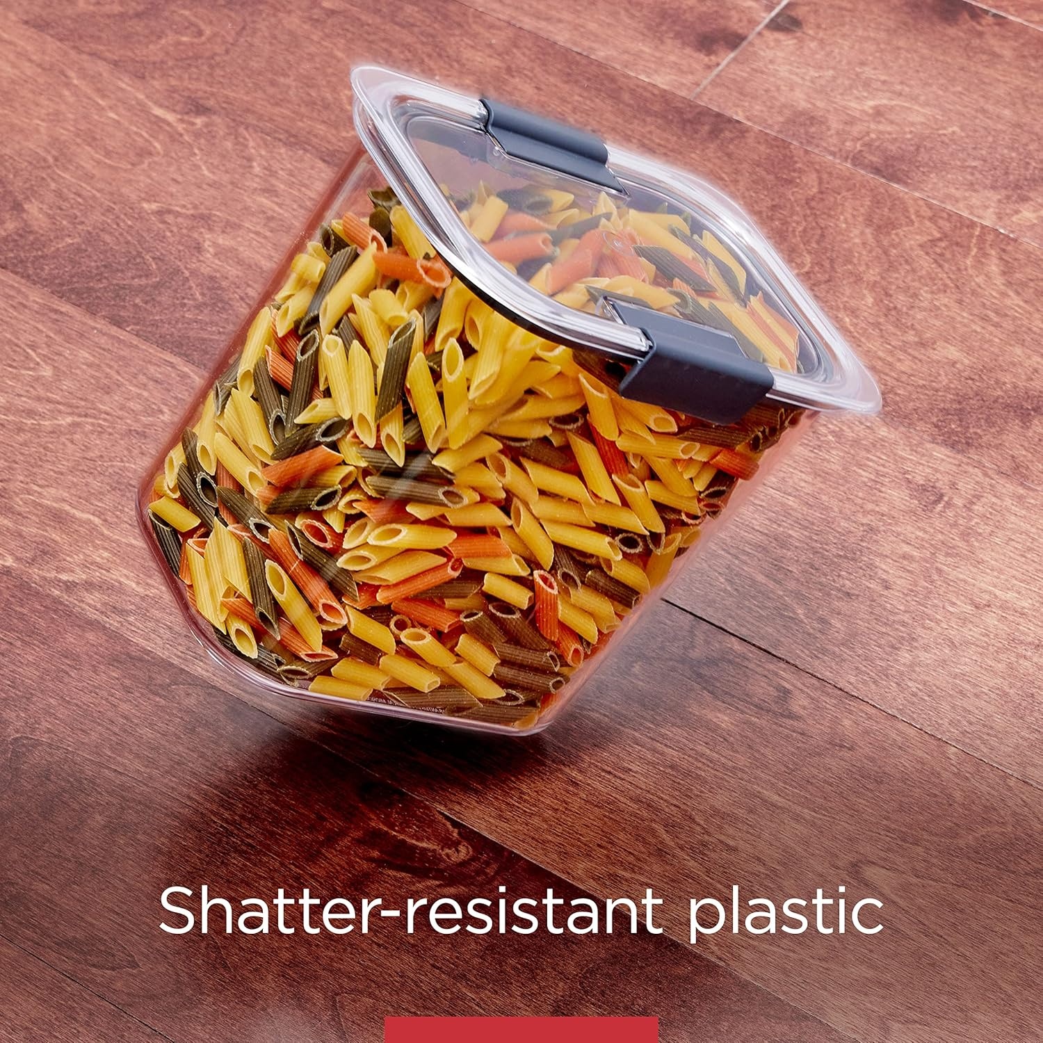 image:imageRubbermaid Brilliance BPAFree Food Storage Containers with Lids Airtight Kitchen and Pantry Organization Set Includes 3 Containers and Scoops Clear 16 cups16 Cup 6Piece