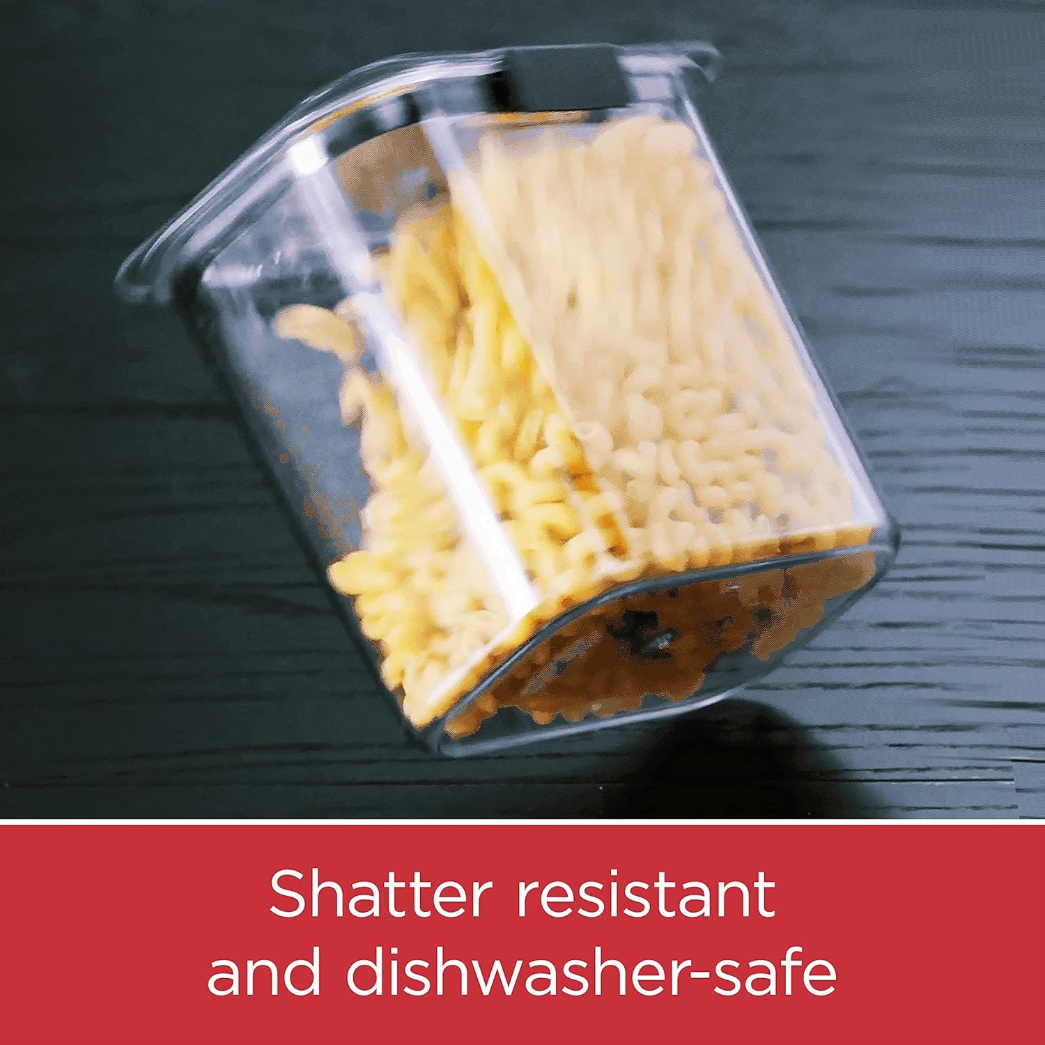 image:imageRubbermaid Brilliance BPAFree Food Storage Containers with Lids Airtight Kitchen and Pantry Organization Set Includes 3 Containers and Scoops Clear 16 cupsAssorted Sizes 8Piece Small