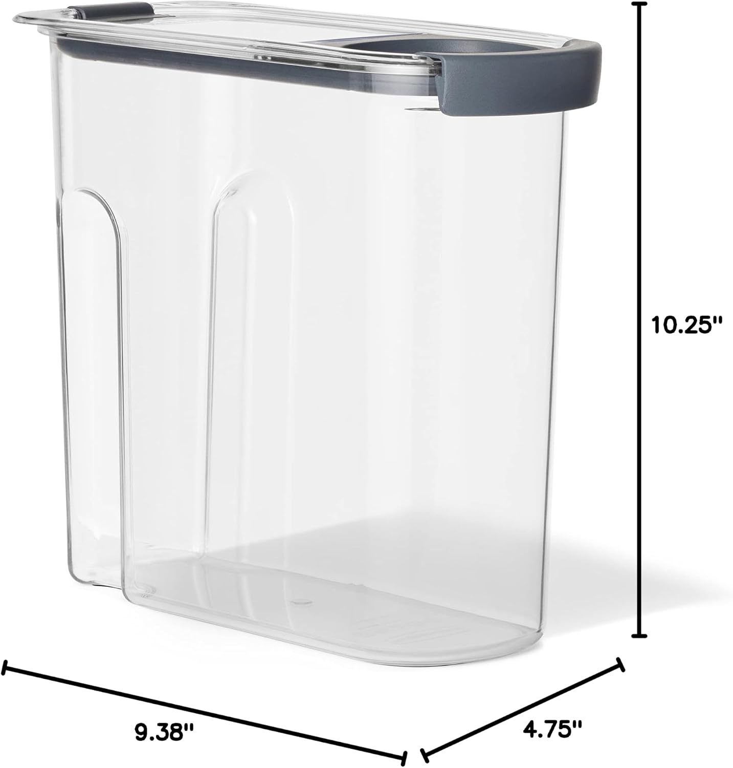 image:imageRubbermaid Brilliance BPAFree Food Storage Containers with Lids Airtight Kitchen and Pantry Organization Set Includes 3 Containers and Scoops Clear 16 cups18 Cup