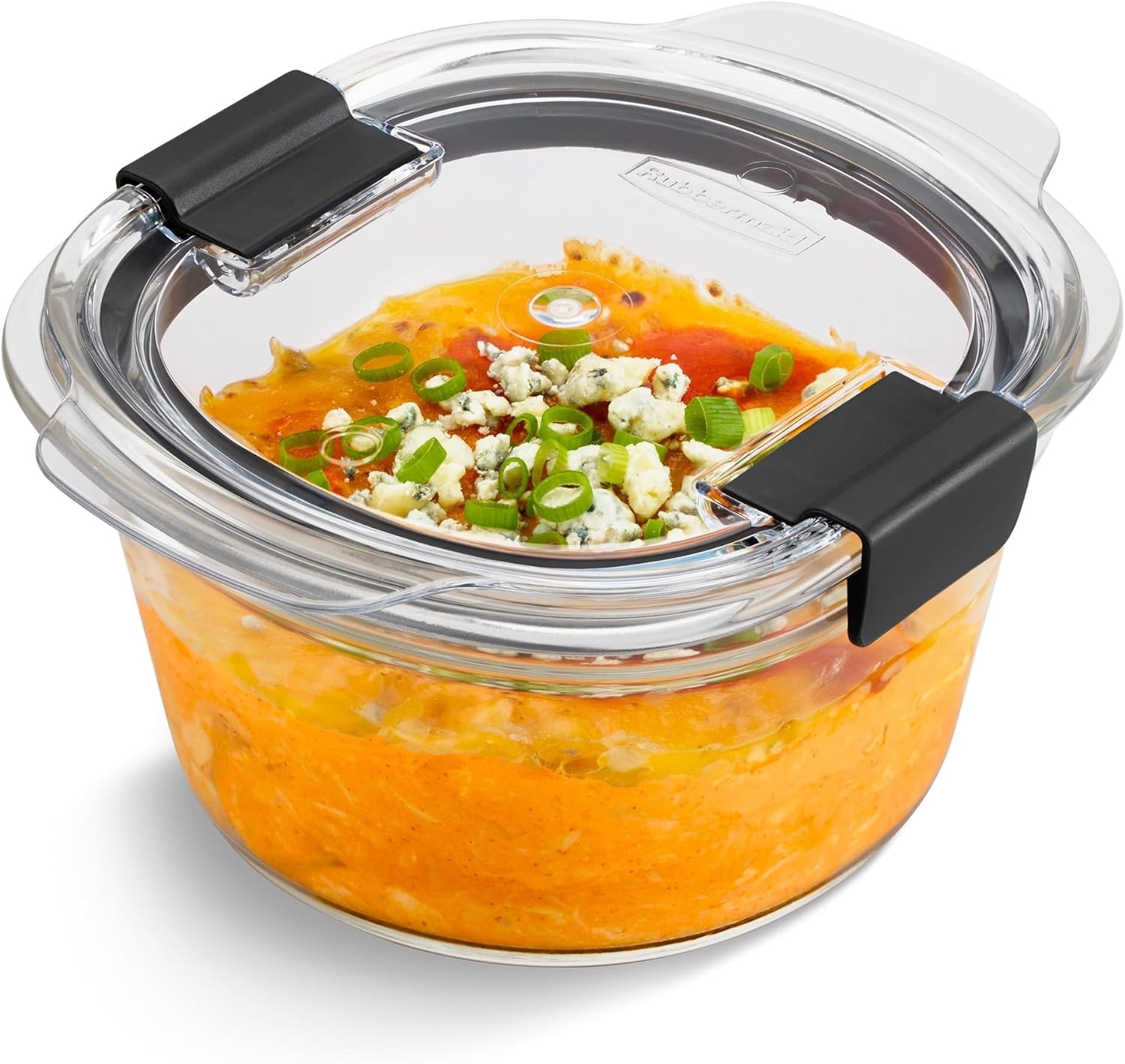 image:imageRubbermaid Brilliance Glass Round LeakProof 6Piece Set Food Storage Containers Food Containers with Lids Meal Prep ContainersAssorted Sizes 6Piece