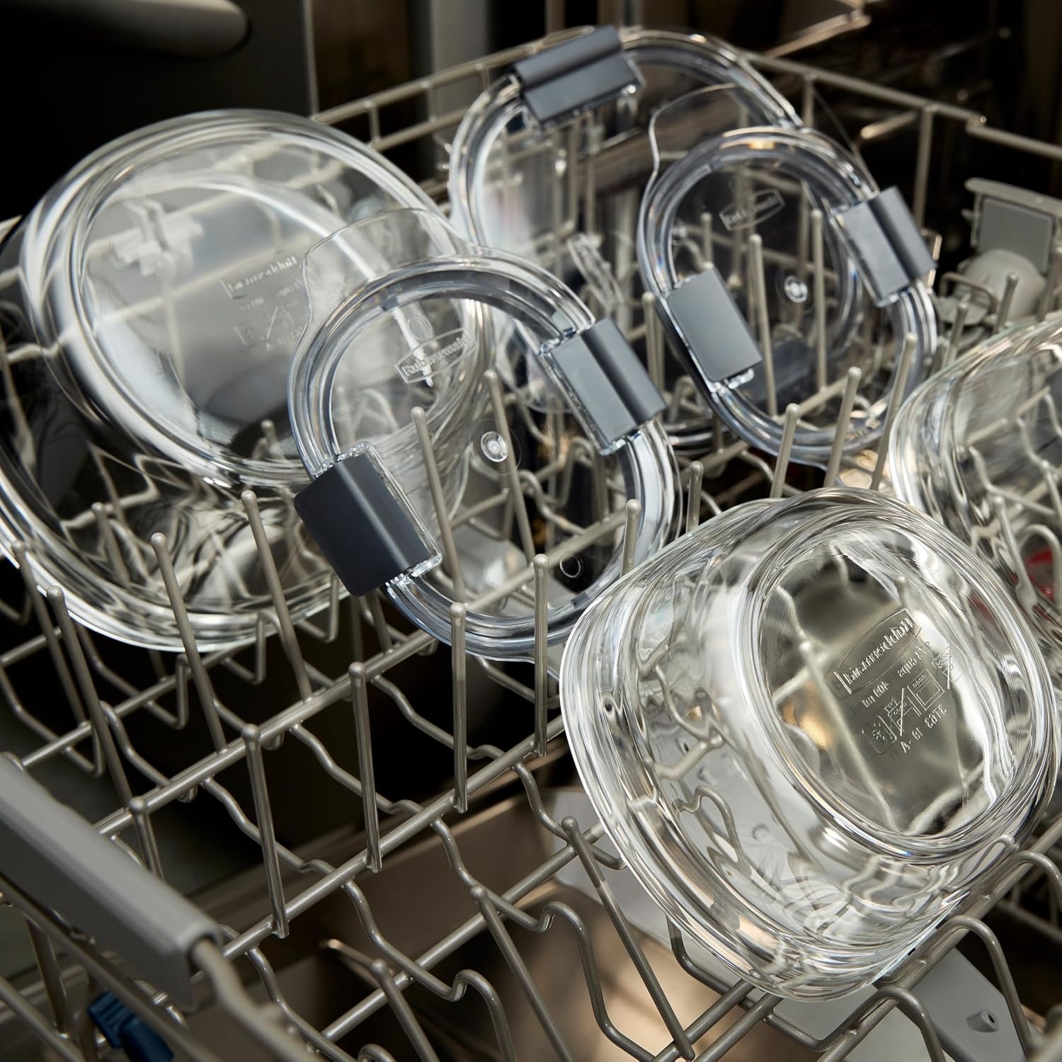 image:imageRubbermaid Brilliance Glass Round LeakProof 6Piece Set Food Storage Containers Food Containers with Lids Meal Prep ContainersAssorted Sizes 6Piece