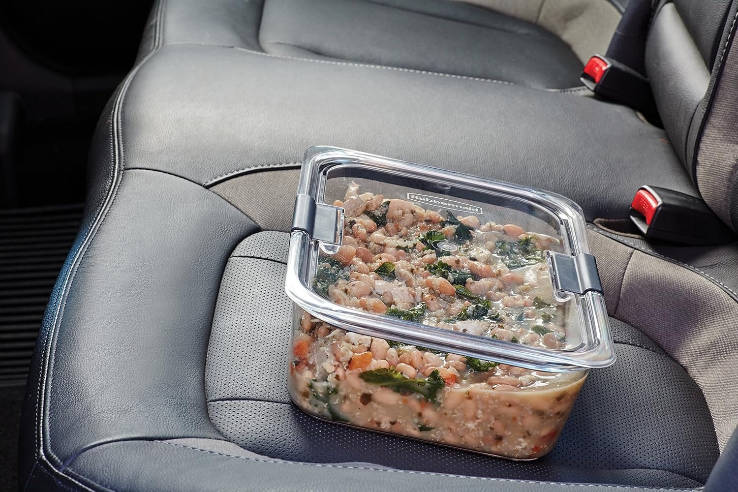 image:imageRubbermaid Brilliance Tritan Plastic Food Storage Containers BPA Free Airtight Lids Ideal for Lunch Meal Prep amp Leftovers Set of 5 32 Cup96 cup