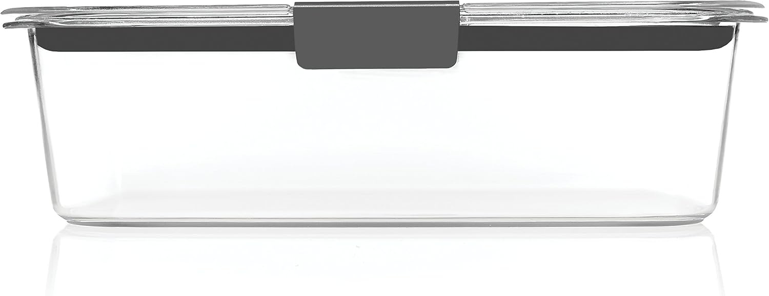 image:imageRubbermaid Brilliance Tritan Plastic Food Storage Containers BPA Free Airtight Lids Ideal for Lunch Meal Prep amp Leftovers Set of 5 32 Cup96 cup