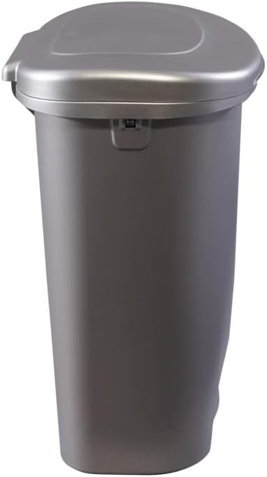 image:imageRubbermaid Classic StepOn Trash Can with Lid 13Gallon Black Easy Clean Wastebasket for HomeKitchenBedroomOfficeGarageBronze