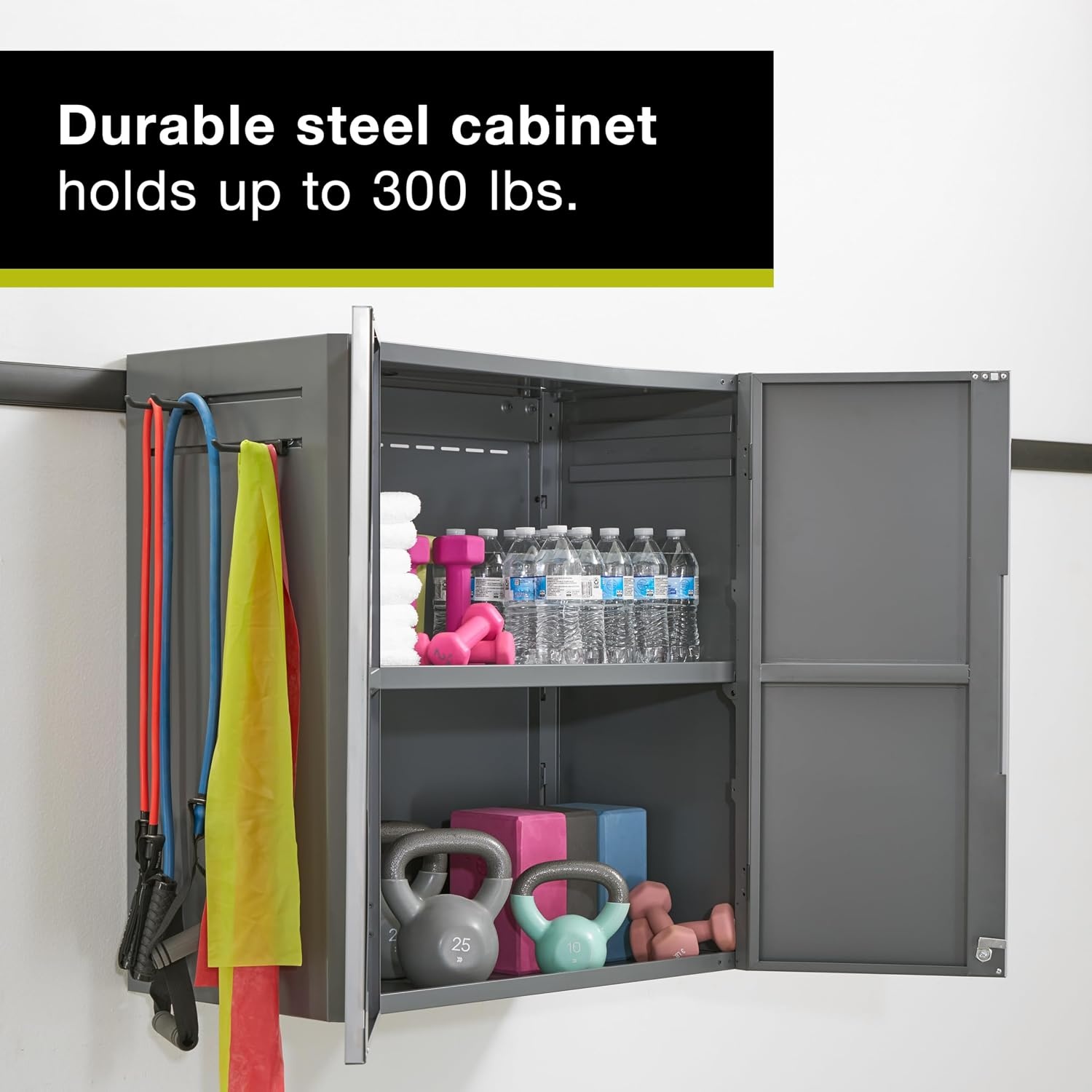 image:imageRubbermaid FastTrack Single Drawer Cabinet Garage Storage Systems Garage Organization2 Doors Large