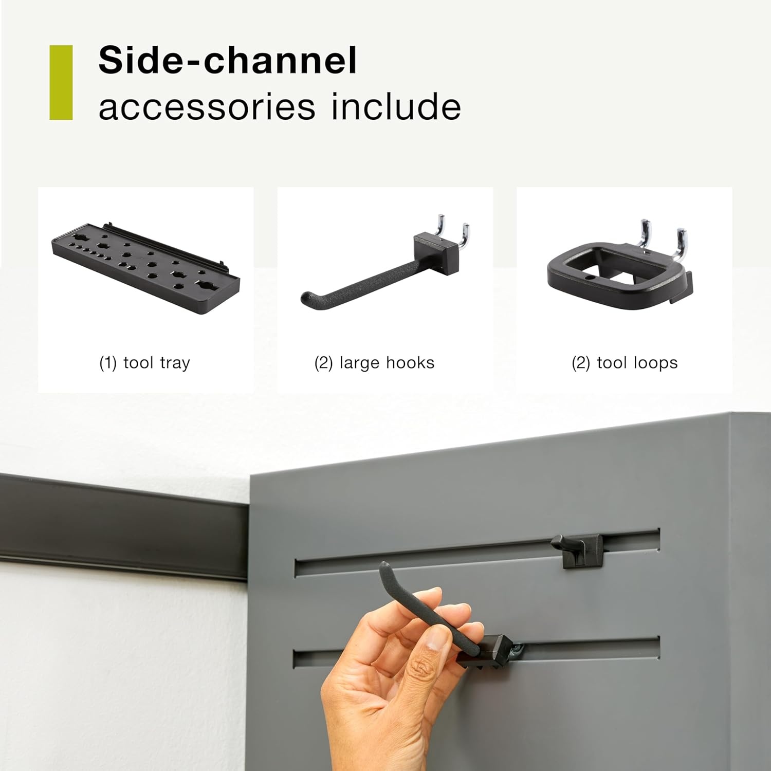image:imageRubbermaid FastTrack Single Drawer Cabinet Garage Storage Systems Garage Organization2 Doors Large