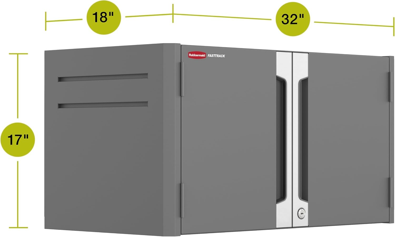 image:imageRubbermaid FastTrack Single Drawer Cabinet Garage Storage Systems Garage Organization2 Doors Small