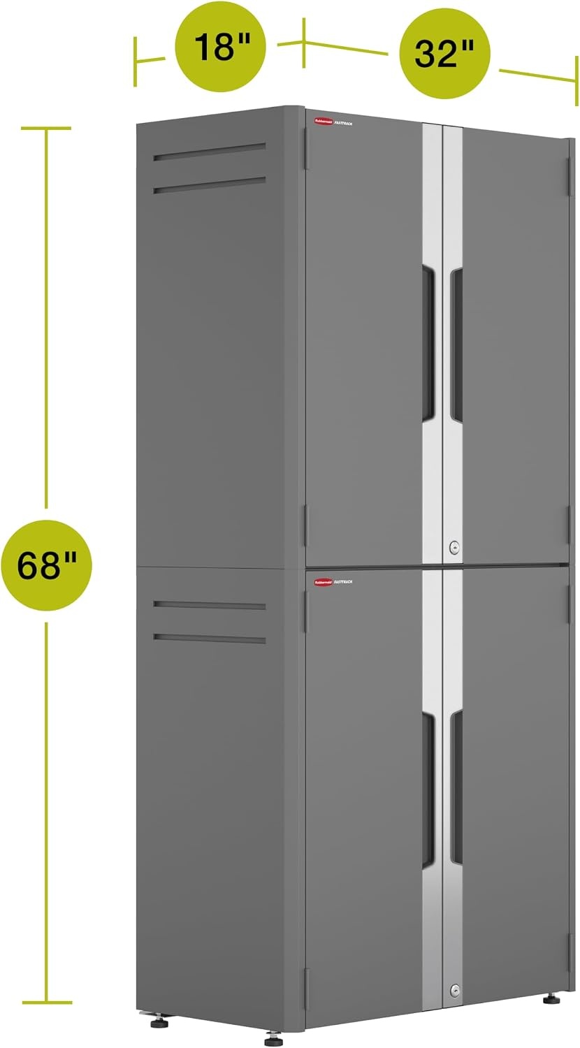 image:imageRubbermaid FastTrack Single Drawer Cabinet Garage Storage Systems Garage Organization4 Doors