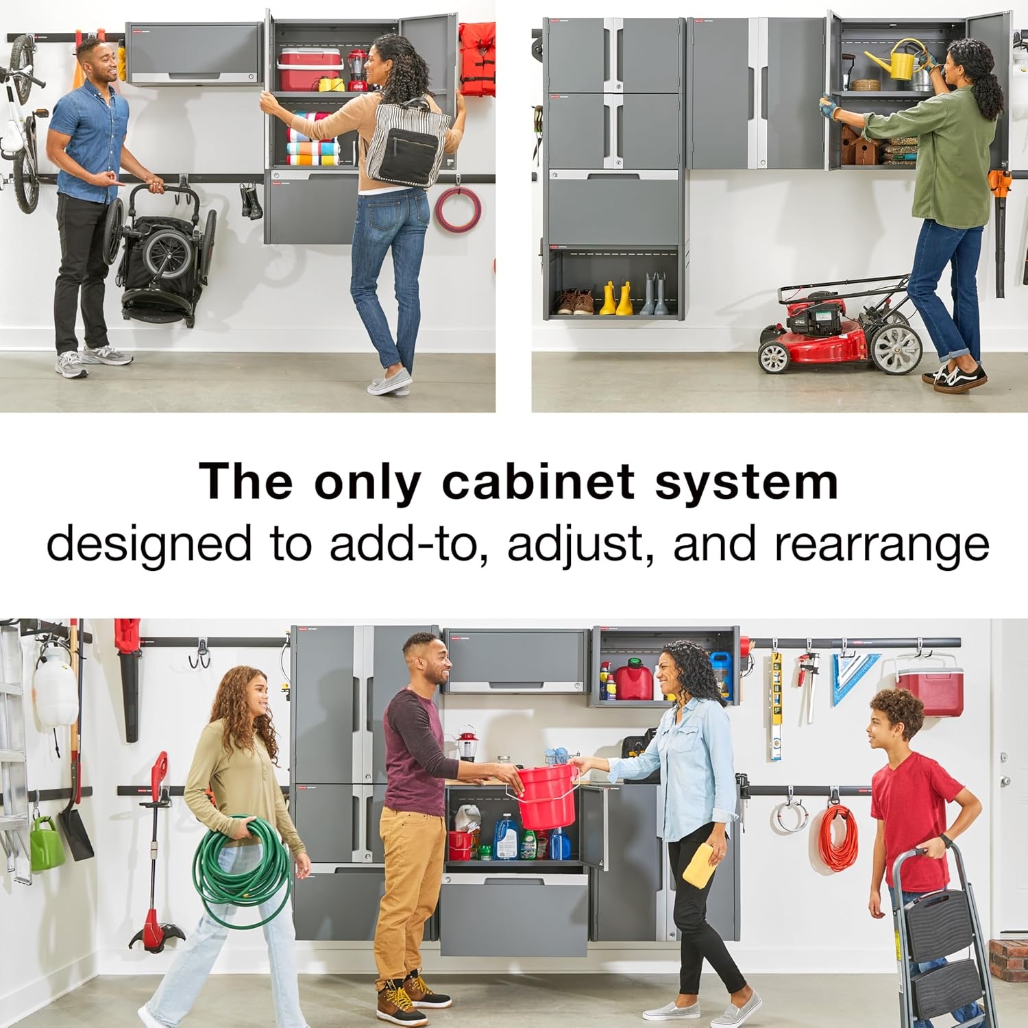 image:imageRubbermaid FastTrack Single Drawer Cabinet Garage Storage Systems Garage Organization4 Doors