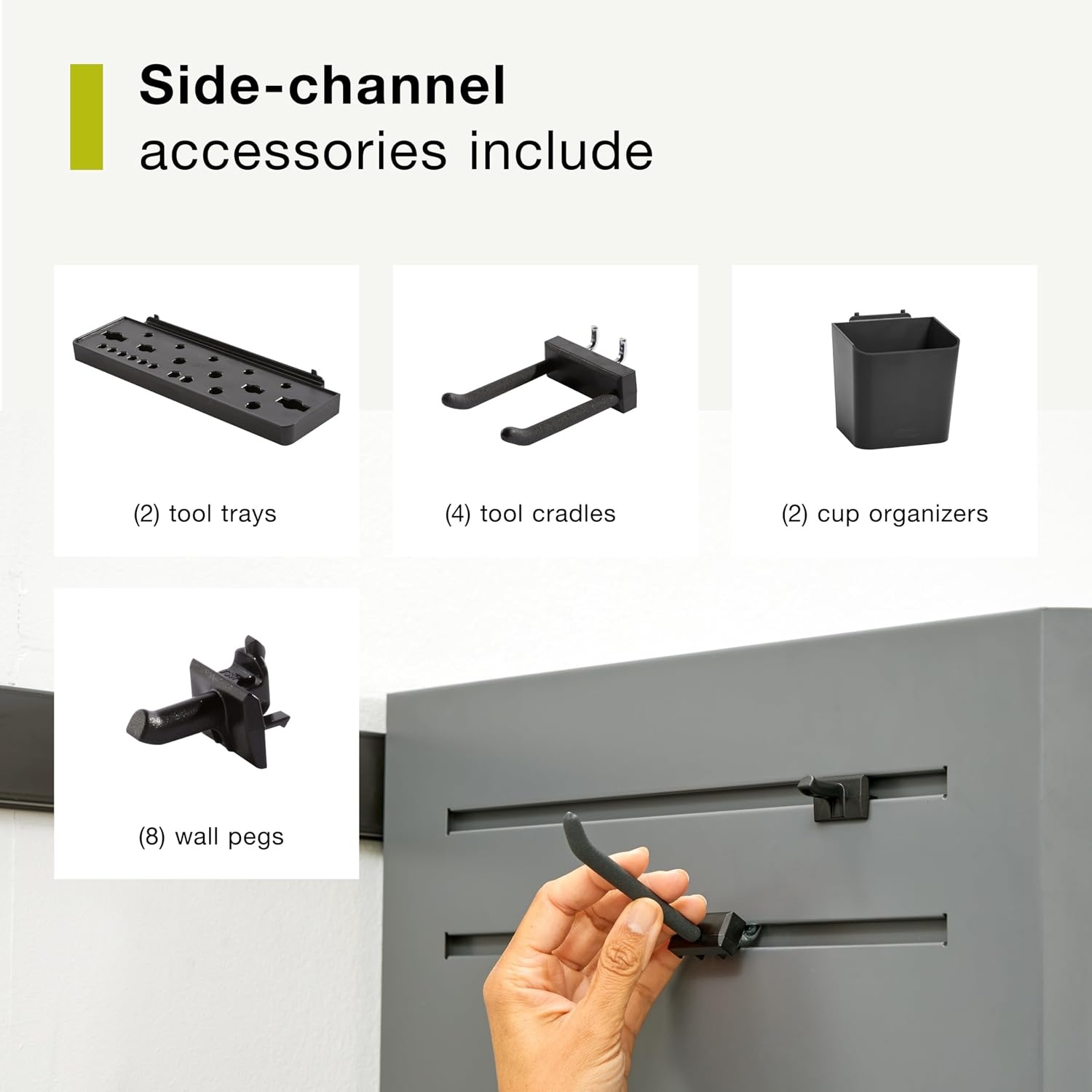 image:imageRubbermaid FastTrack Single Drawer Cabinet Garage Storage Systems Garage Organization4 Doors