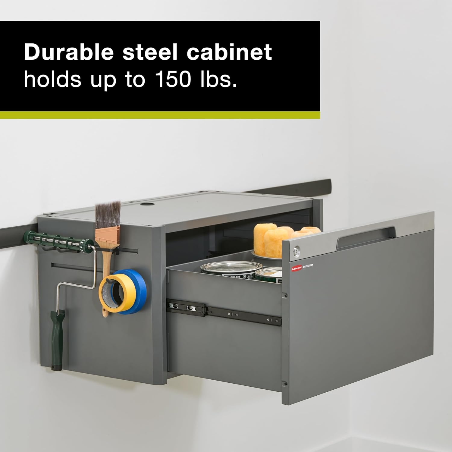 image:imageRubbermaid FastTrack Single Drawer Cabinet Garage Storage Systems Garage OrganizationDrawer