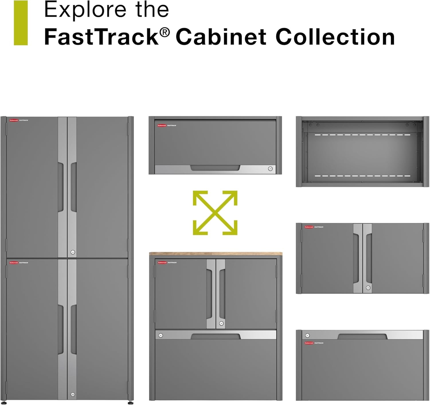 image:imageRubbermaid FastTrack Single Drawer Cabinet Garage Storage Systems Garage OrganizationFlipper
