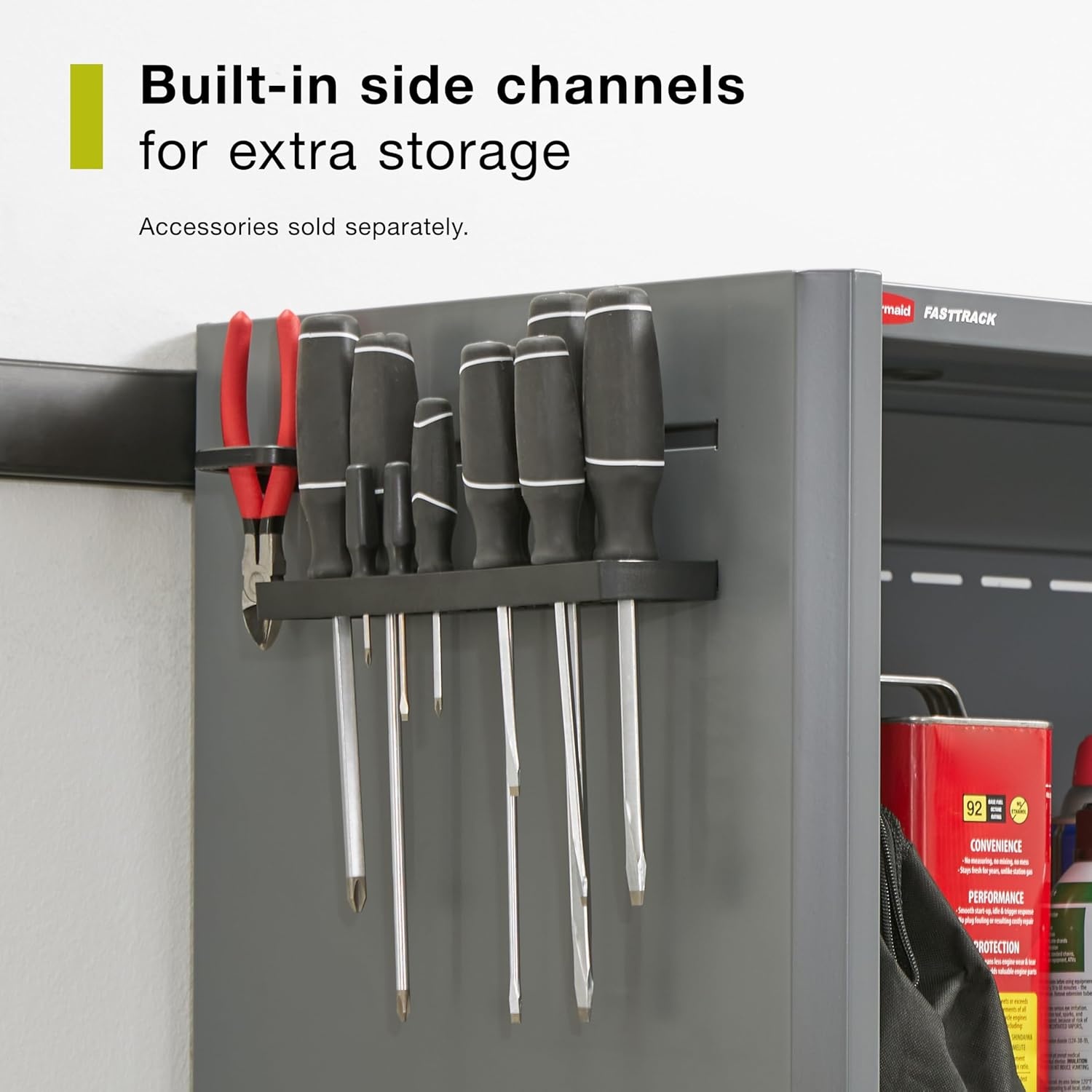 image:imageRubbermaid FastTrack Single Drawer Cabinet Garage Storage Systems Garage OrganizationOpen