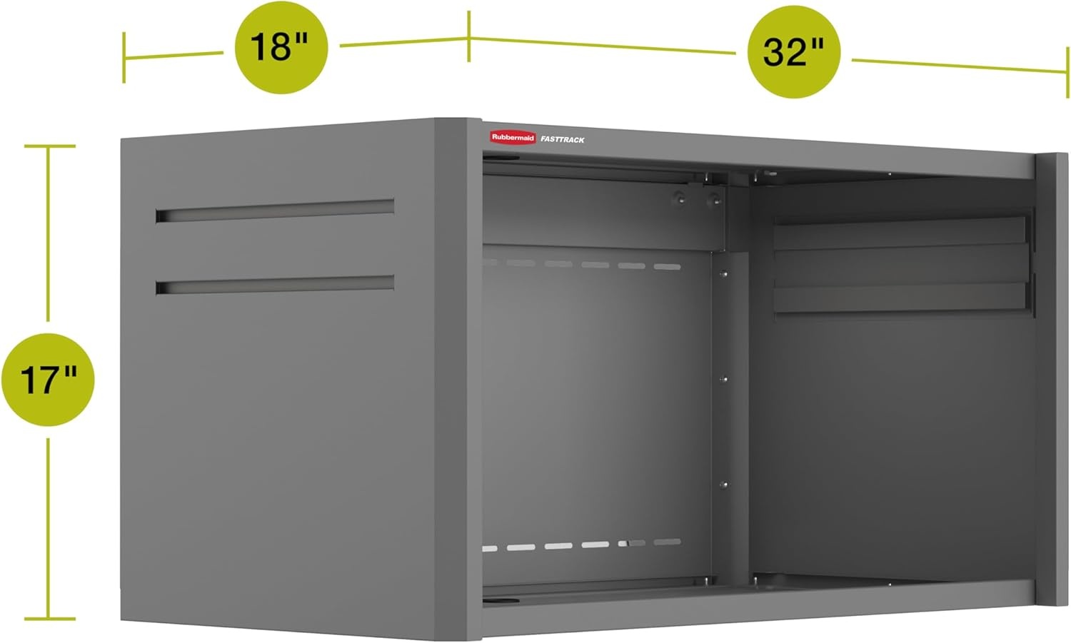 image:imageRubbermaid FastTrack Single Drawer Cabinet Garage Storage Systems Garage OrganizationOpen