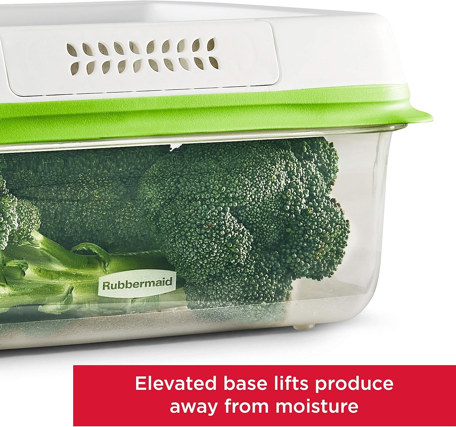 image:imageRubbermaid FreshWorks Produce Saver Medium and Large Storage Containers 6 Piece Set2Pack 72 Cup