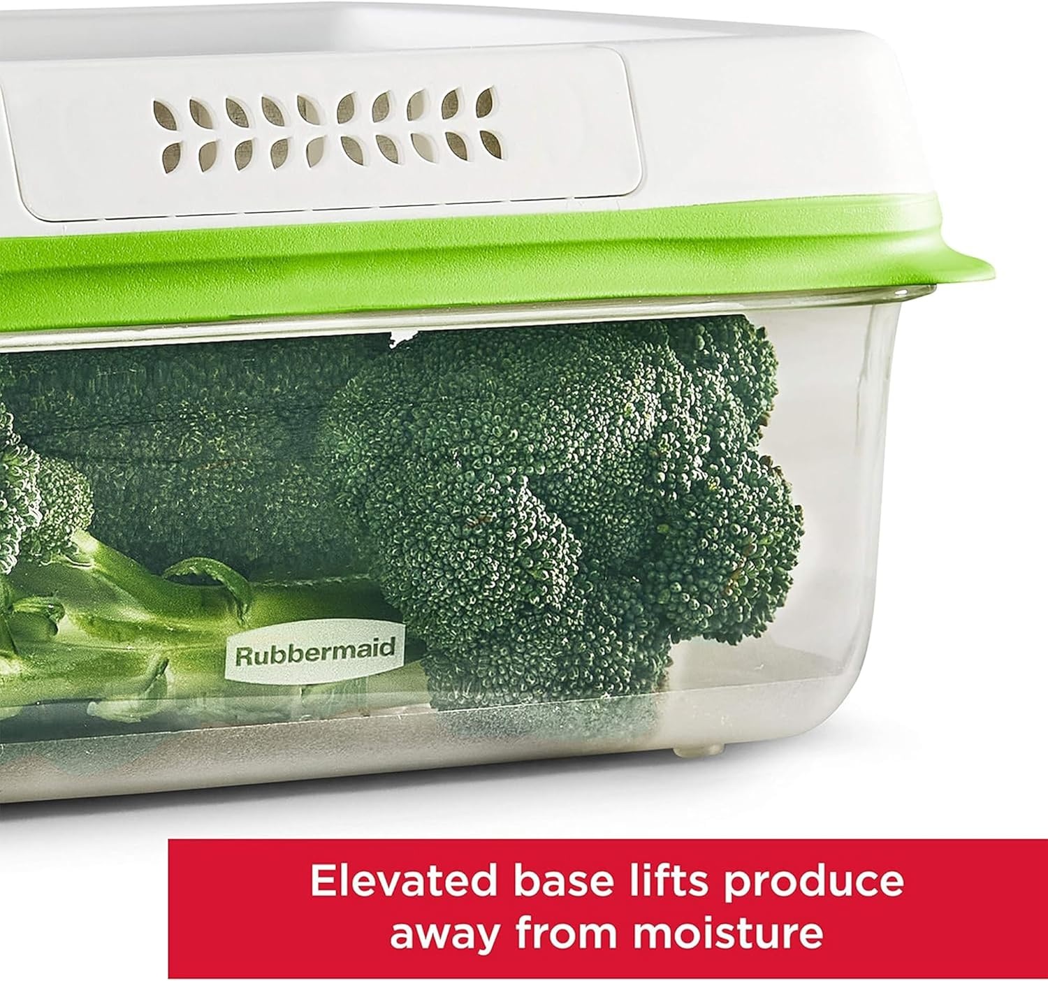 image:imageRubbermaid FreshWorks Produce Saver Medium and Large Storage Containers 6 Piece Set3Pack Assorted Sizes