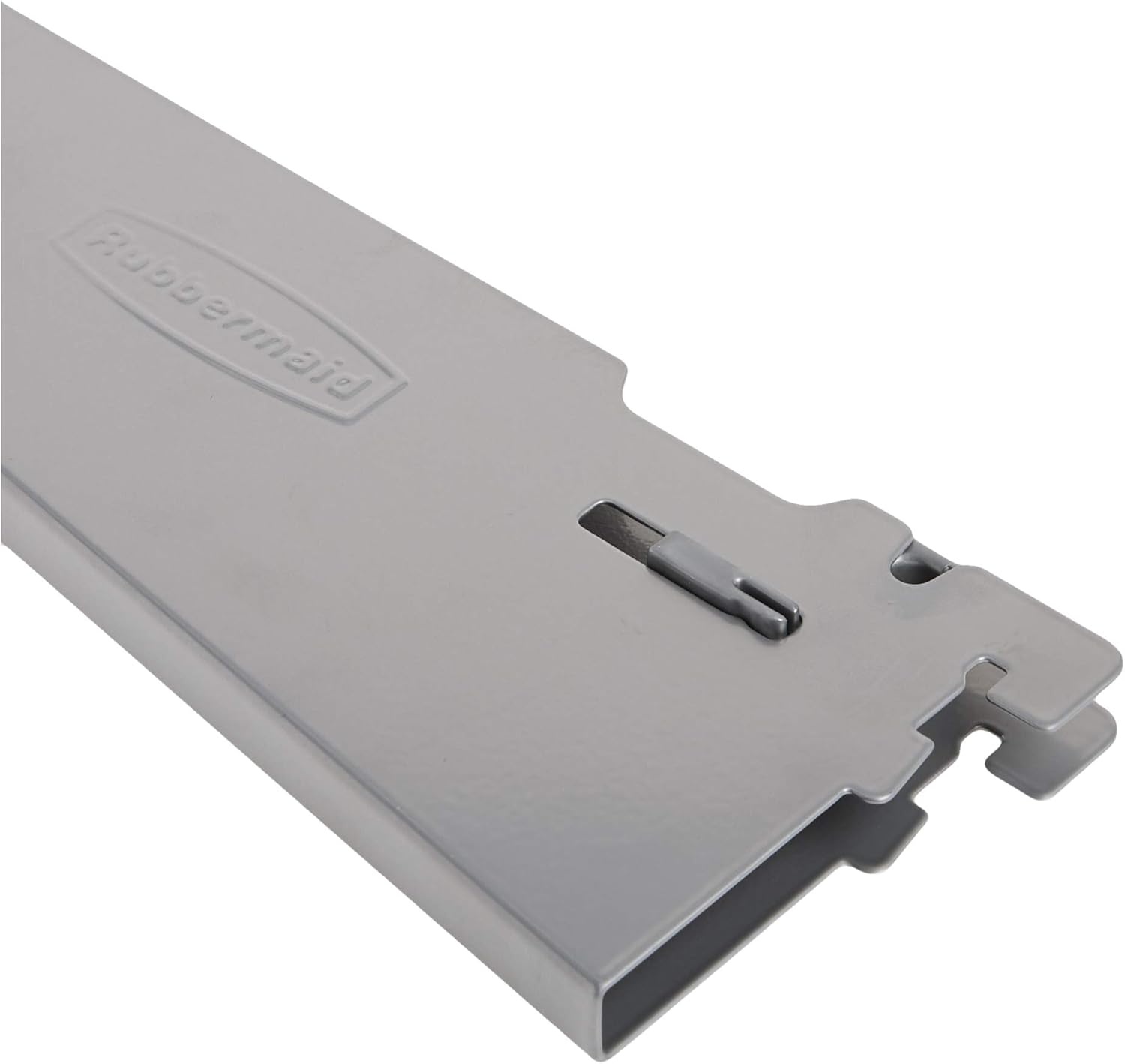 image:imageRubbermaid Garage FastTrack Bracket 16 Deep Shelf Bracket with Speed Clips Satin Nickel Wall Mounted Storage System for HomeGarageTool Organization