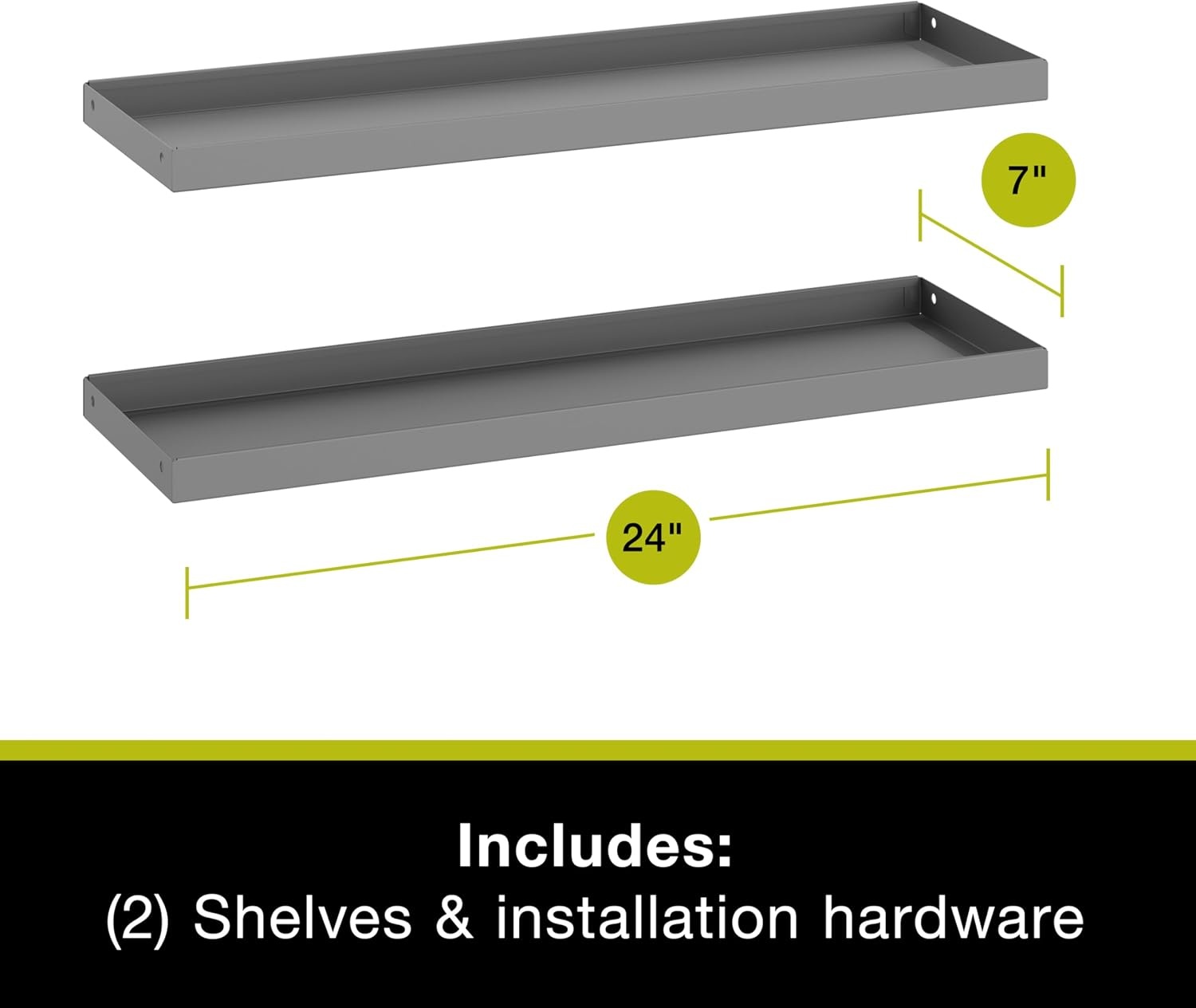 image:imageRubbermaid Garage FastTrack Hose Hook Satin Nickel Wall Mounted Storage System Holds up to 50 pounds for HomeGarageShelves