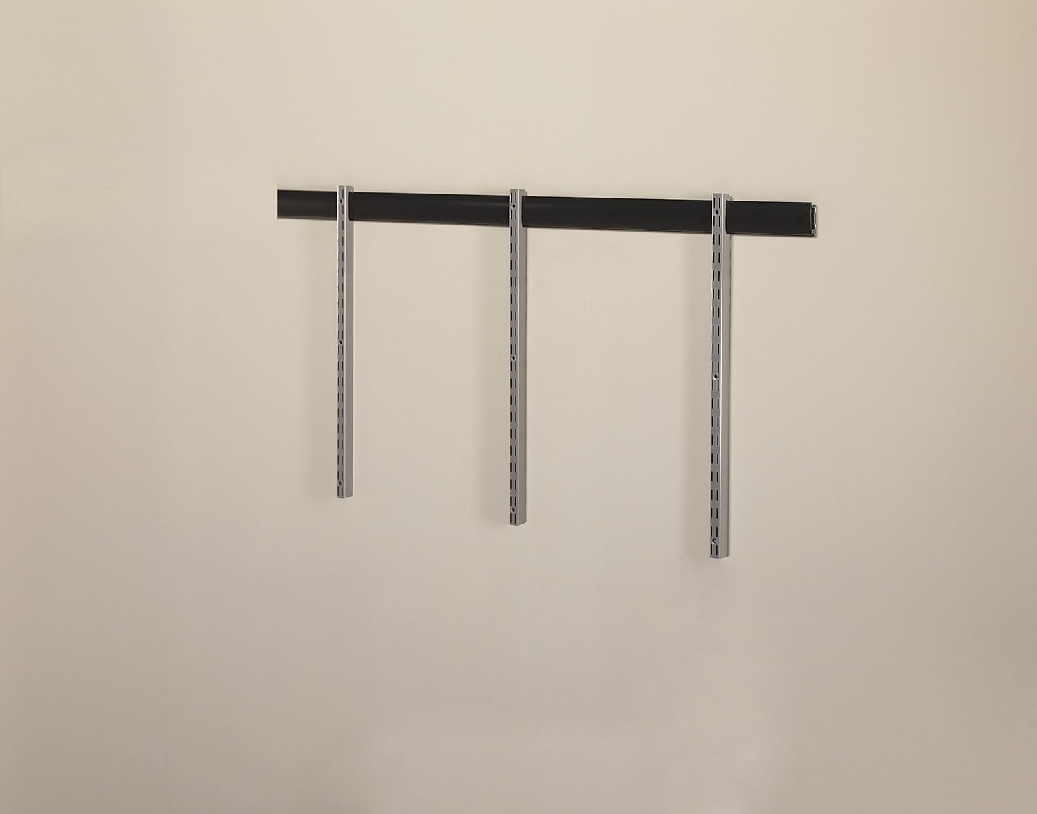 image:imageRubbermaid Garage FastTrack Upright 25 Satin Nickel Wall Mounted Storage System Direct Mount for FastTrack Garage Rail GarageHome OrganizationUpright Rail