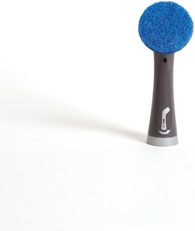image:imageRubbermaid Reveal Power Scrubber Attachable Soft Bristle amp Velcro Head with 6 Microfiber Pads for Cordless Electric Battery Powered Scrub Brush Ideal for ShoesSneakersCar TrimTiresFurniture2 Pieces