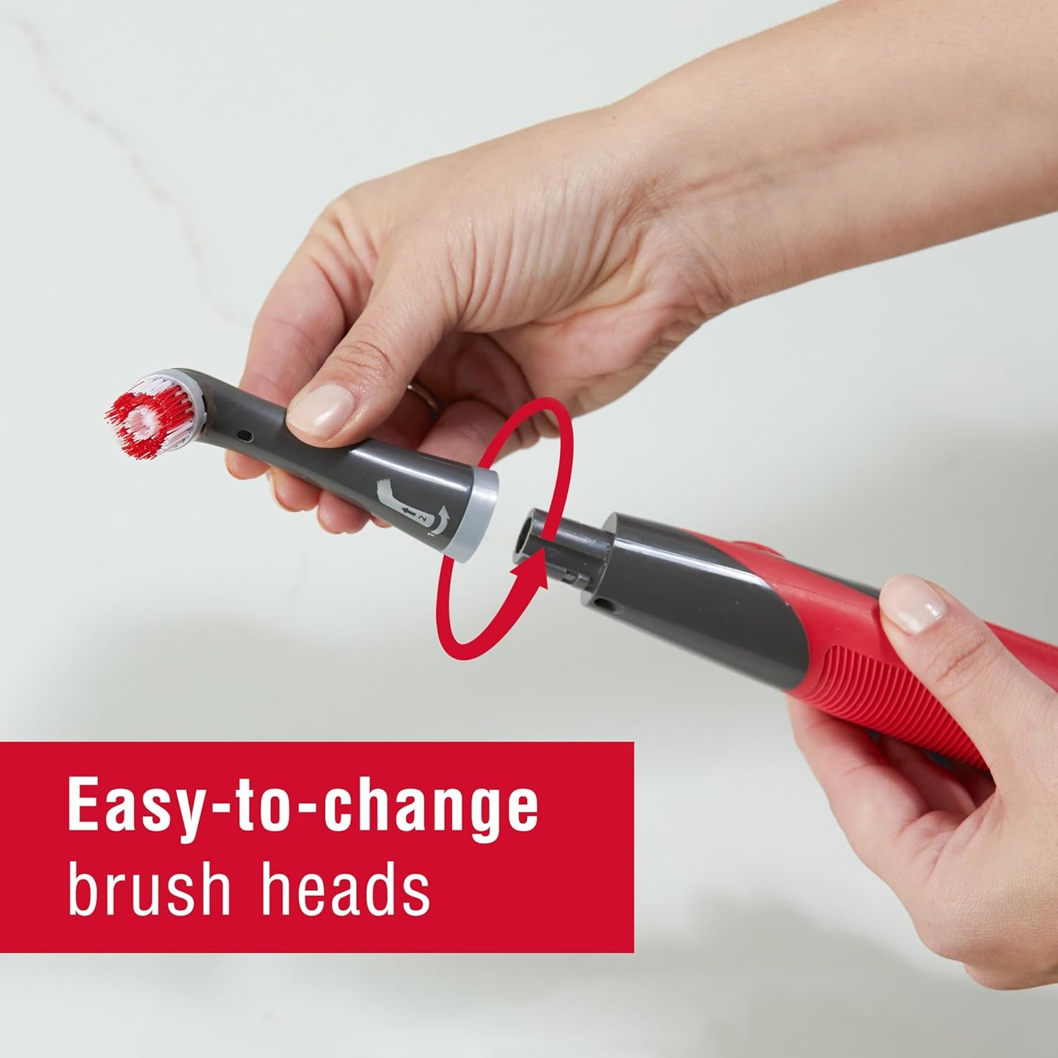 image:imageRubbermaid Reveal Power Scrubber with MultiPurpose amp Grout Head Cordless Electric Battery Powered Scrub Brush Water Resistant for HomeKitchenBathroomGroutTileShowerTub3 Piece Kit