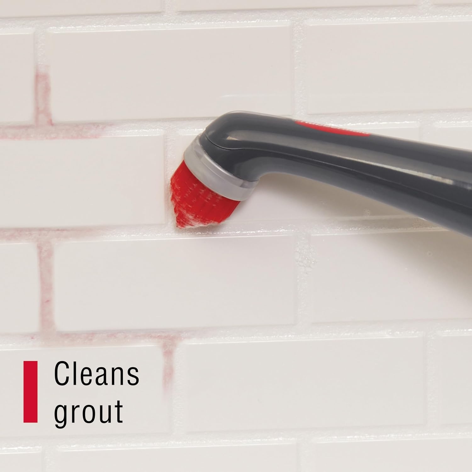 image:imageRubbermaid Reveal Power Scrubber with MultiPurpose amp Grout Head Cordless Electric Battery Powered Scrub Brush Water Resistant for HomeKitchenBathroomGroutTileShowerTub3 Piece Kit
