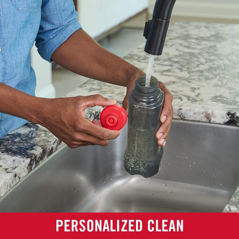 image:imageRubbermaid Reveal Spray Mop Floor Cleaning Kit 3 Reusable Microfiber Wet Pads 1 Refillable Bottle Cordless MultiSurface Mopping for All HomeBathroomOffice Floors