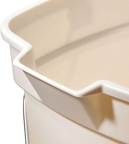 image:imageRubbermaid Roughneck HeavyDuty Utility Bucket 15Quart Bisque ComfortableDurable Pour Handle Sturdy Pail Bucket for Household CleaningMoppingBisque