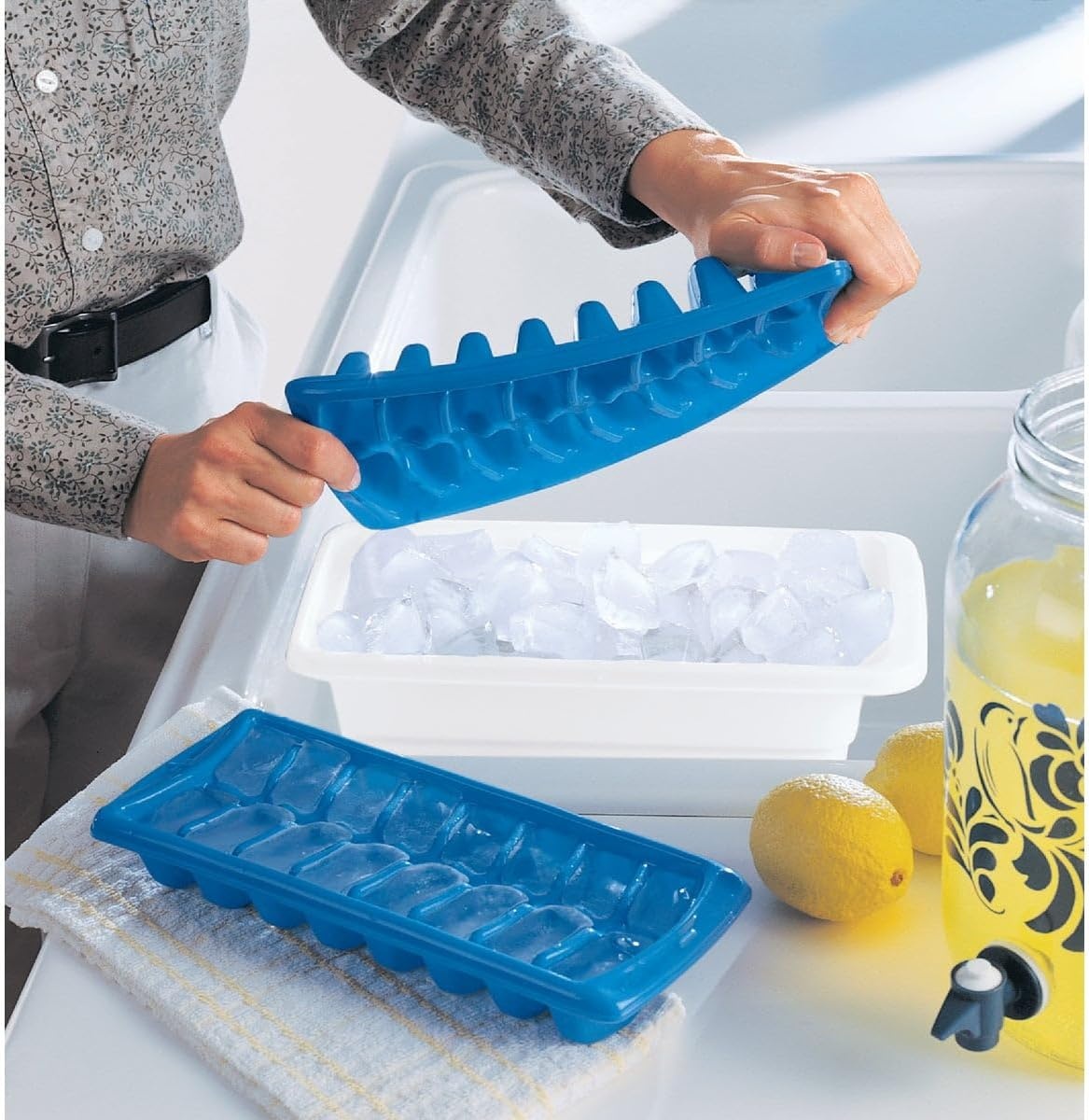 image:imageRubbermaid TakeAlongs SpecialEdition Americana 13Piece Set of Food Storage Containers with Lids Including Two Pitchers and Ice Tray QuikClik Seal BPAFree121 Inch