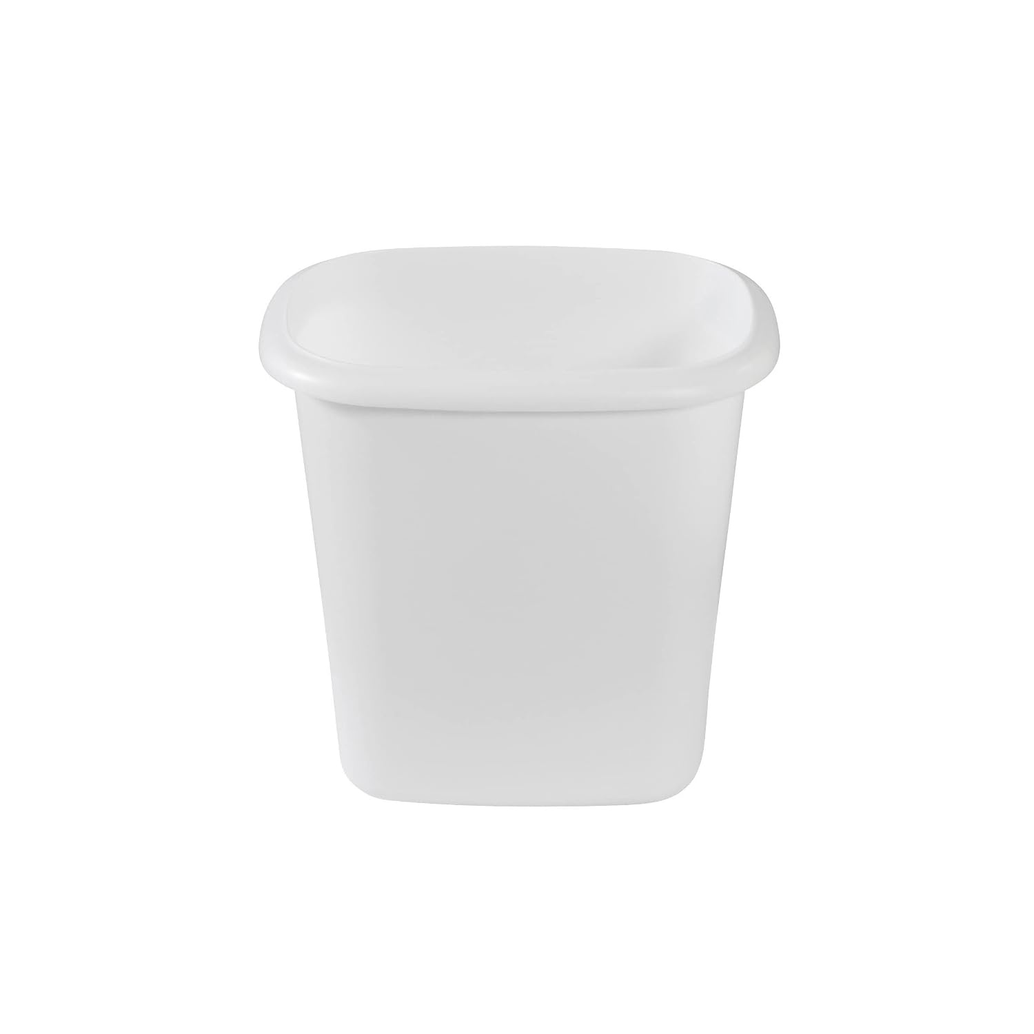 image:imageRubbermaid Vanity Trash CanWastebasket 15Gallons6Quarts White for Under CounterKitchenOfficeBedroomBathroom1 Pack