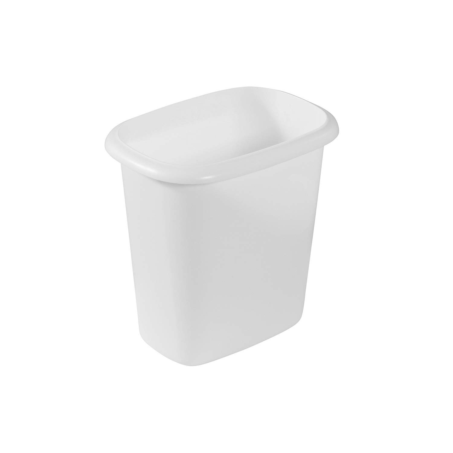 image:imageRubbermaid Vanity Trash CanWastebasket 15Gallons6Quarts White for Under CounterKitchenOfficeBedroomBathroom3 Pack