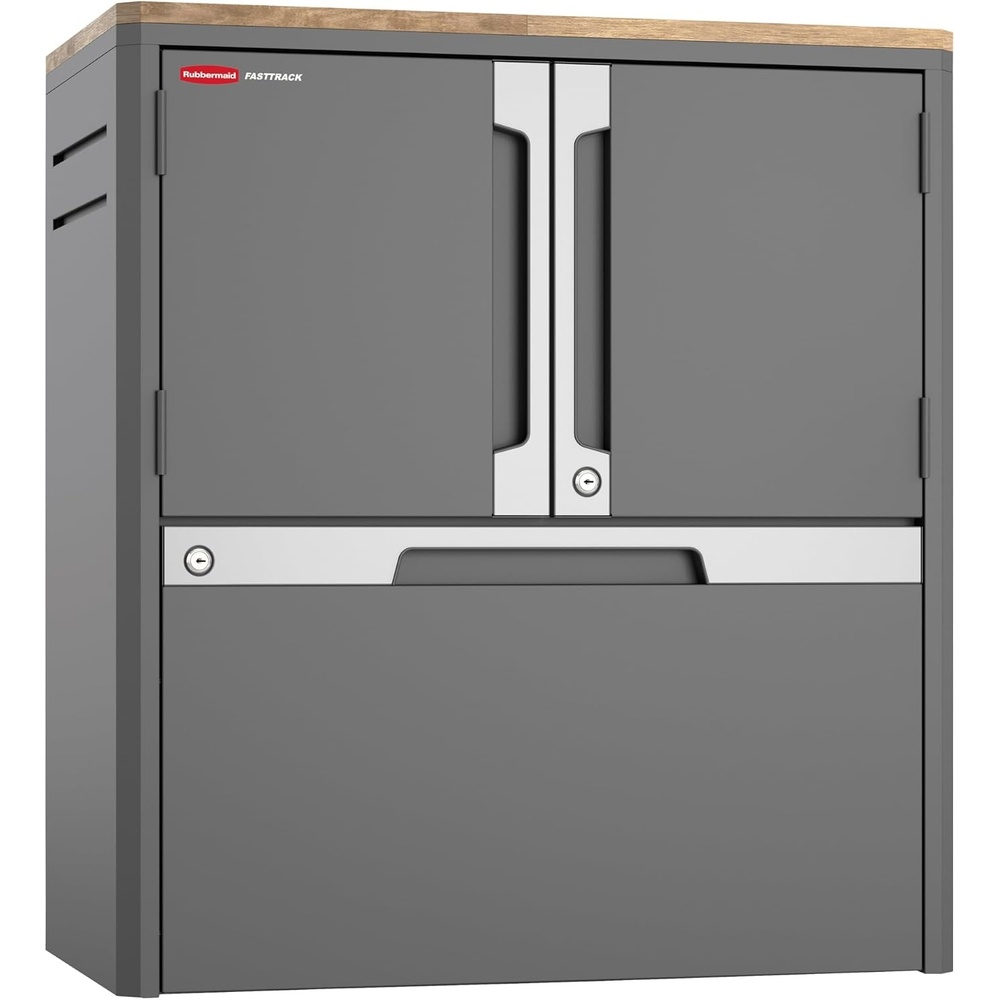 image:imageRubbermaid FastTrack Single Drawer Cabinet Garage Storage Systems Garage Organization2 Doors Drawer