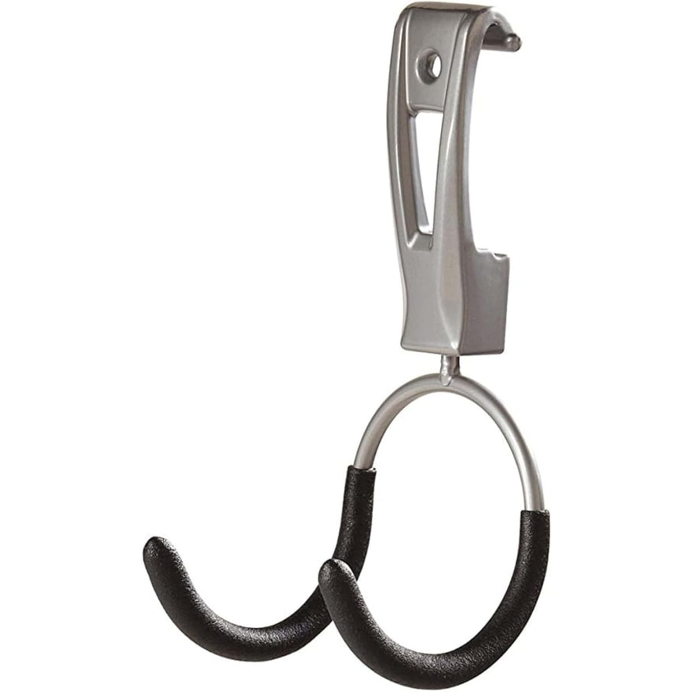 image:imageRubbermaid Garage FastTrack Hose Hook Satin Nickel Wall Mounted Storage System Holds up to 50 pounds for HomeGarageCompact Hook