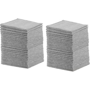 Rubbermaid All Purpose Microfiber Cleaning Cloth Towels, 50 Pack, 12″x12″, Non-Scratch, Reusable/Washable for Cleaning/Wiping/Polishing for Home/Kitchen/Car(50-Pack)