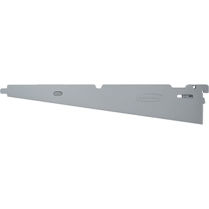 Rubbermaid Garage FastTrack Bracket 16″ Deep Shelf Bracket with Speed Clips Satin Nickel Wall Mounted Storage System for Home/Garage/Tool Organization