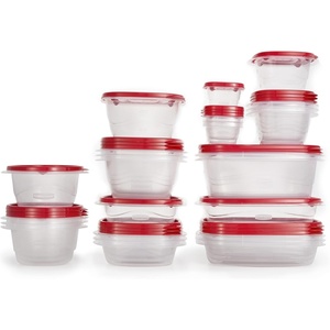 Rubbermaid TakeAlongs Food Storage Containers Set of 26 Clear