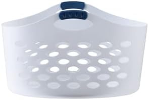 image:imageRubbermaid 15 Bushel Capacity Durable Versatile Flex N Carry Portable Flexible Laundry Basket With Convenient Carrying Handles White Organization and Storage for LaundryGarageHomeWide Basket