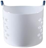image:imageRubbermaid 15 Bushel Capacity Durable Versatile Flex N Carry Portable Flexible Laundry Basket With Convenient Carrying Handles White Organization and Storage for LaundryGarageHomeWide Basket