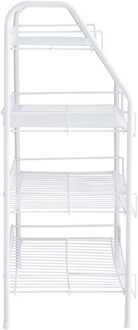 image:imageRubbermaid 3 Piece Storage Wire Stackable Cube Set Easy Assemble White for ClosetBookshelfToys MultiUse Home OrganizerShoe Shelf