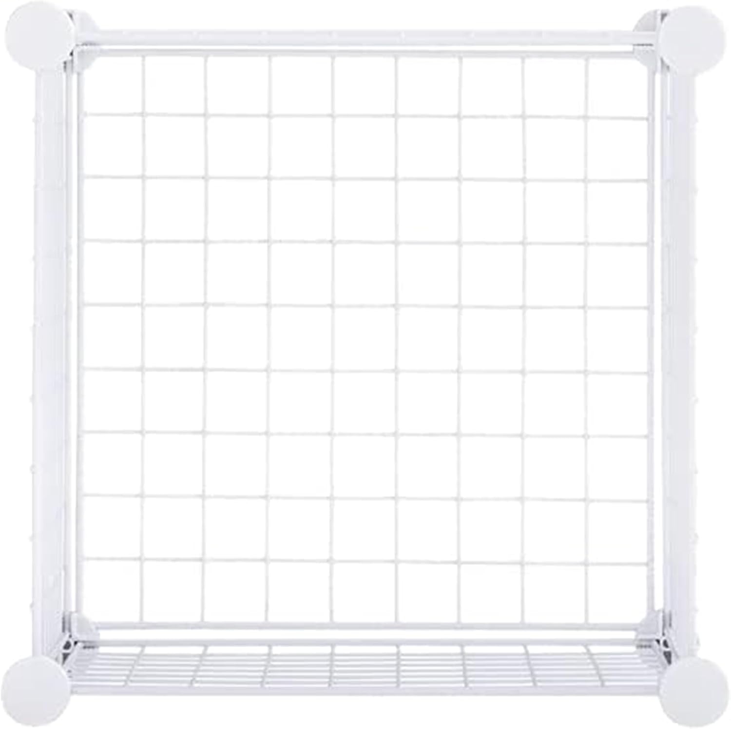 image:imageRubbermaid 3 Piece Storage Wire Stackable Cube Set Easy Assemble White for ClosetBookshelfToys MultiUse Home OrganizerStorage Cubes