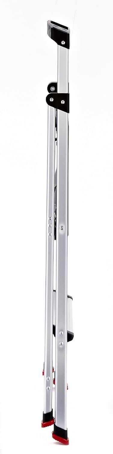 image:imageRubbermaid 3Step Ladder Aluminum Lightweight Folding Step Stool with Project Top Silver Tested to US Safety Standards No Assembly Required2Step