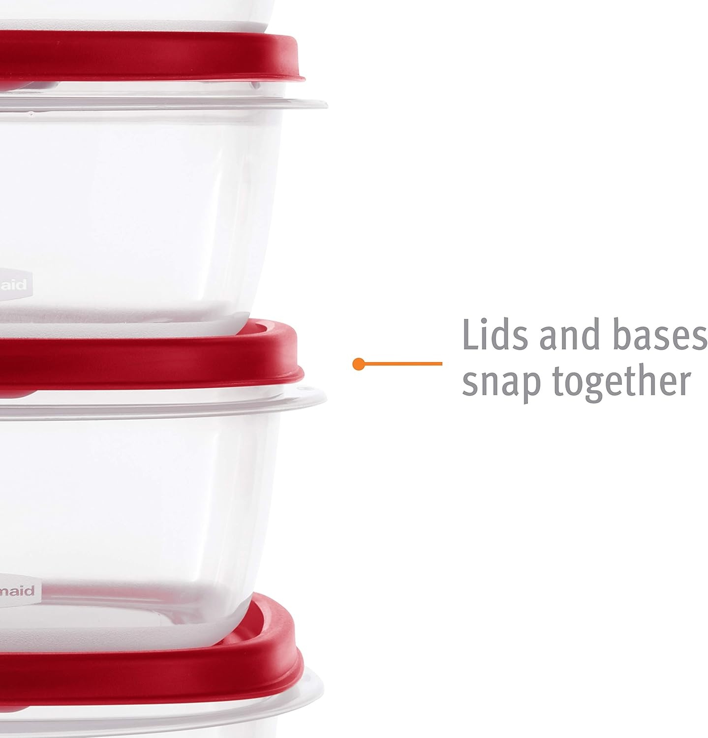 image:imageRubbermaid 42Piece Food Storage Containers with Lids60Piece