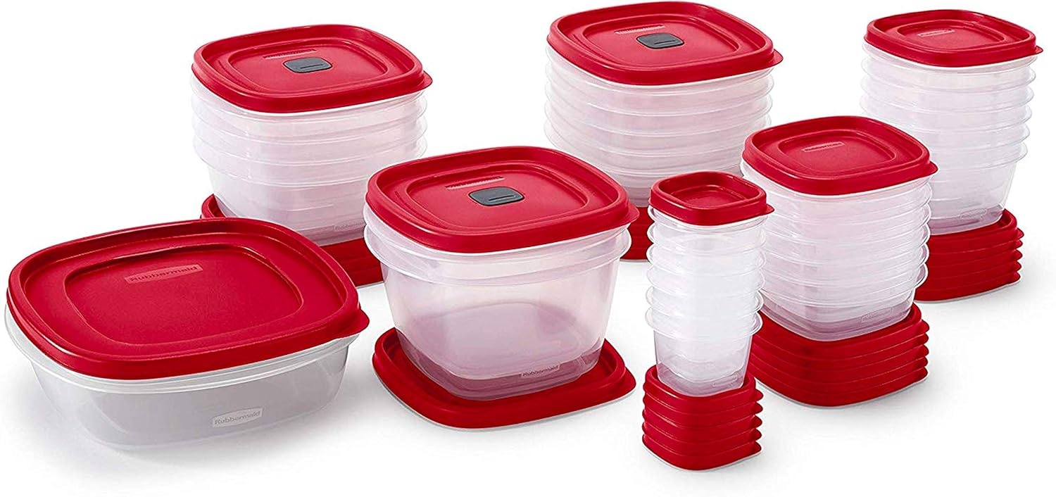 image:imageRubbermaid 42Piece Food Storage Containers with Lids60Piece
