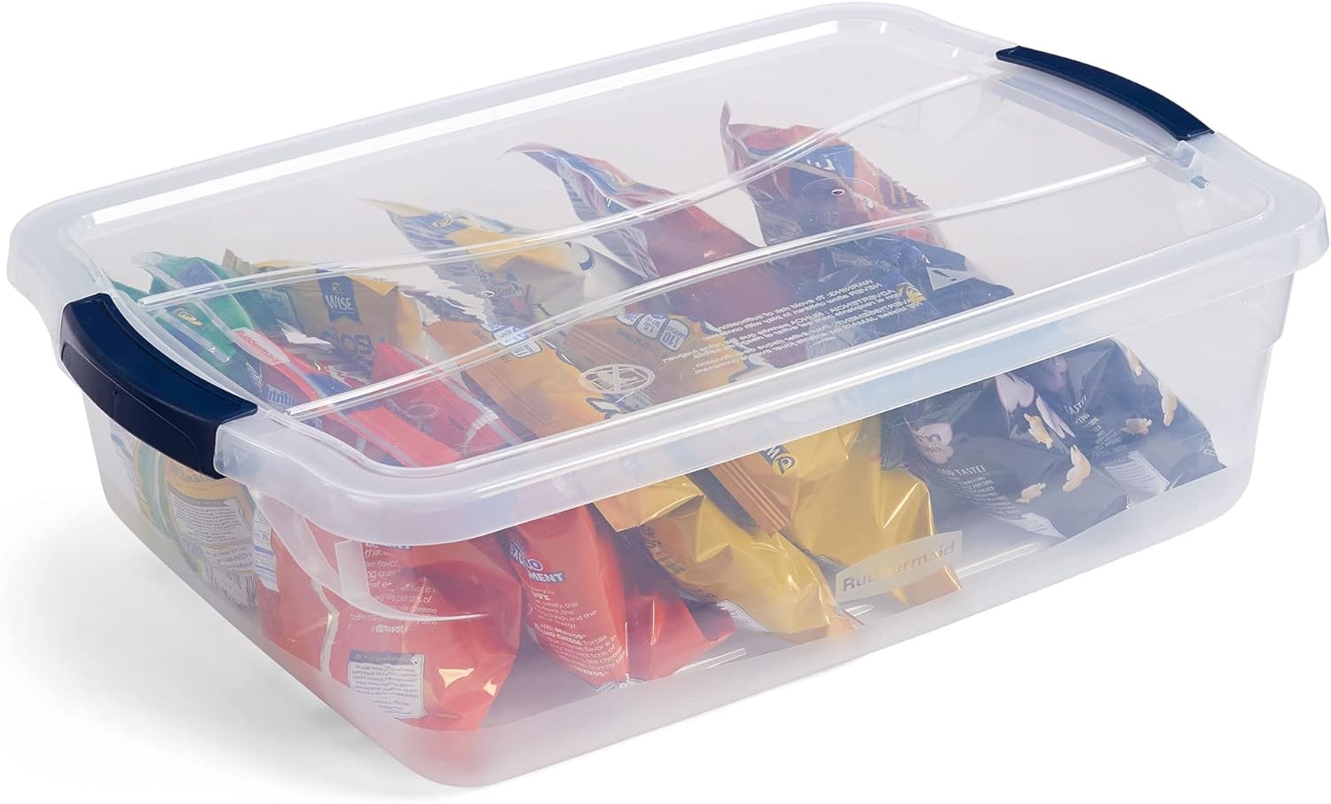 image:imageRubbermaid Cleverstore 6 Qt Clear Storage Bins with Lids 12Pack Stackable BPAFree Made in USA17 Qt 6 Pack
