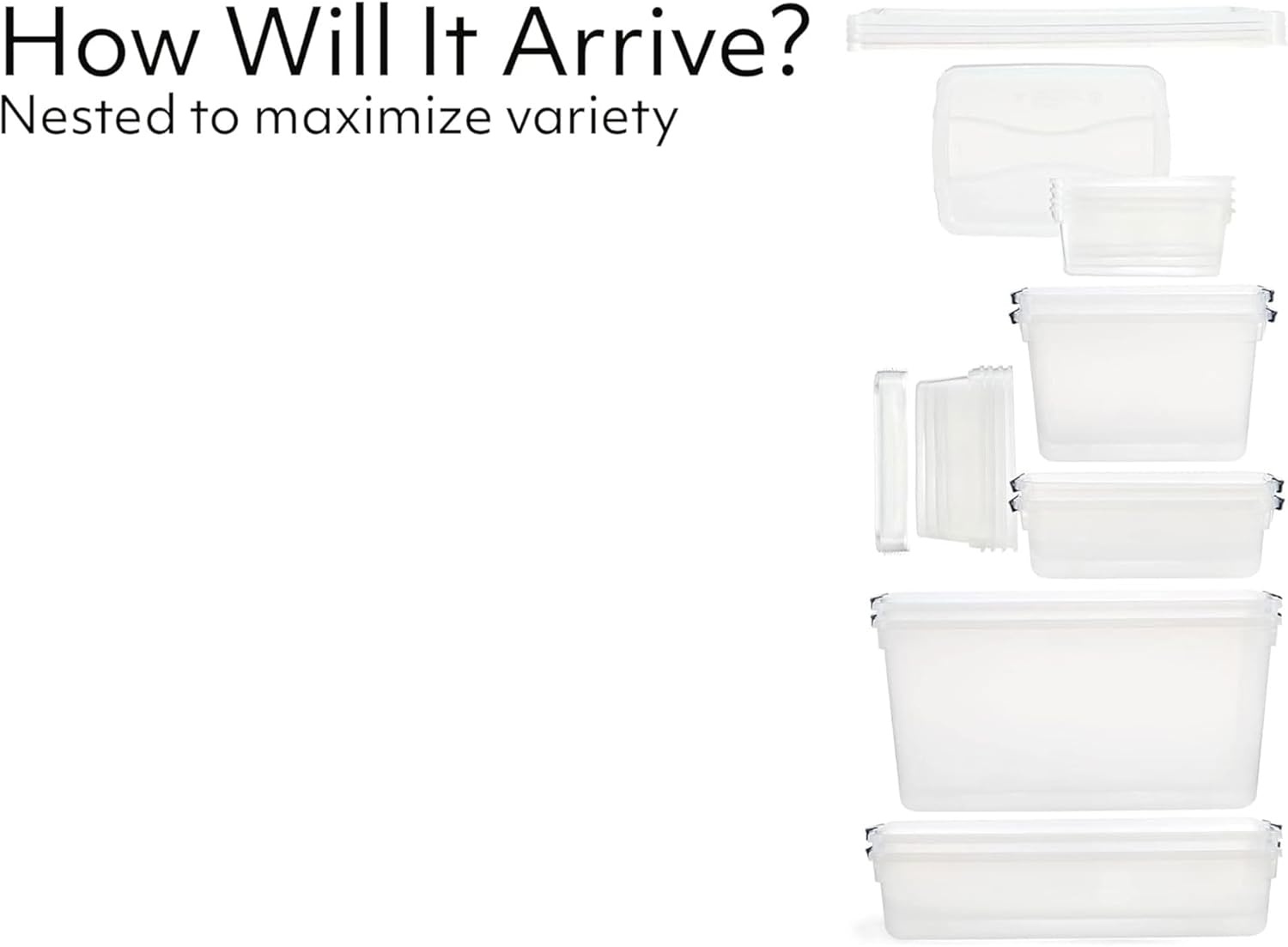 image:imageRubbermaid Cleverstore 6 Qt Clear Storage Bins with Lids 12Pack Stackable BPAFree Made in USAVariety 16 Pack