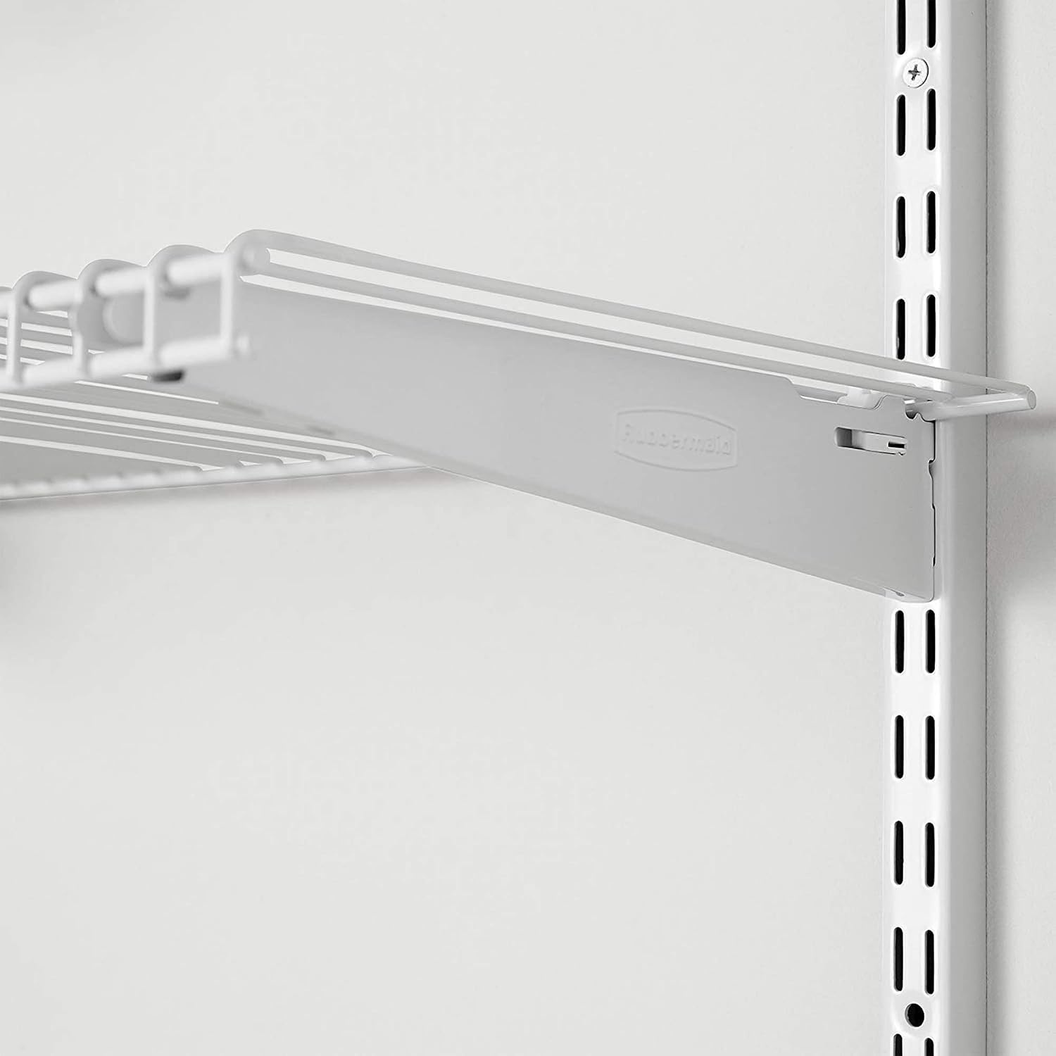 image:imageRubbermaid Configurations 26 Shelving Kit Set of 2 Shelves Uprights not included White Expandable Organization for HomeLaundryBathroomMudroomPantryLinen ClosetGarageWire Shelf